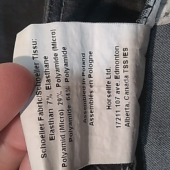 HORSELIFE EQUESTRIAN RIDING BREECHES, HORSE 🐎 ♥ LIGHTWEIGHT DENIM,KNEE PATCHES - Picture 11 of 11